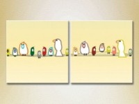 Картина ArtPoster Birds on wires (2225807)