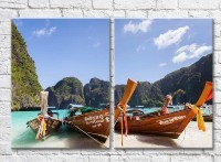 Pictură ArtPoster Boat parking on the French Riviera (3453755)