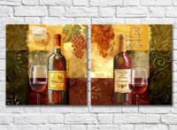 Картина ArtPoster Bottle of red wine (2602669)