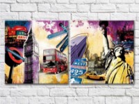 Pictură ArtPoster Building Big Ben watercolor (2495208)