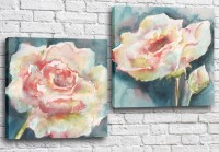 Картина Magic Color Diptych Light poppies on a Blue background (3428042)