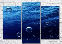 Pictură Magic Color Air bubbles in the Blue sea (3469254)