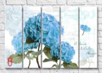 Картина Magic Color Blue flowers on vintage background (3551881)