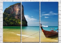 Pictură Magic Color Boat Moored at Cote d'Azur (3469190)