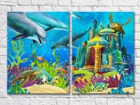Картина ArtPoster Castle on the seabed (3453740)