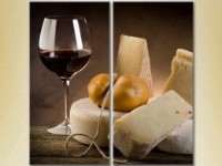 Картина ArtPoster Cheese and wine/still life 01 (2602752)