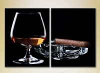 Pictură ArtPoster Cognac/cigar (2602777)