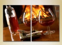Картина ArtPoster Cognac/cigar/fireplace (2602745)