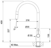 Baterie bucătărie Franke Ambient Evo Chrome/White (115.0373.949) imaginea #3 — magazin online Desire.md