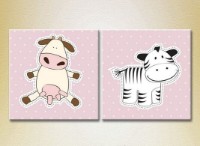 Картина ArtPoster Cow and zebra (2225788)