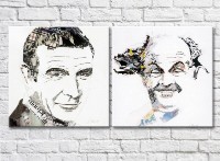 Pictură ArtPoster Cult actors of the mid twentieth century stylization (3460025)