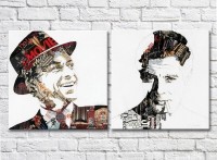 Pictură ArtPoster Cult musicians and actors of the mid twentieth century stylization (3460027)