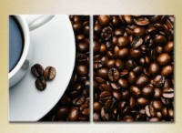 Pictură ArtPoster Cup of coffee/beans (2602755)