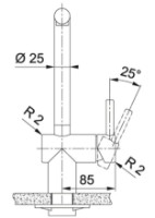 Смеситель для кухни Franke Atlas Neo Black (115.0550.427) фото №2 — интернет-магазин Desire.md