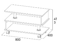 Măsuţă cafea SV-мебель №2 SV Stejar Wenge imaginea #2 — magazin online Desire.md
