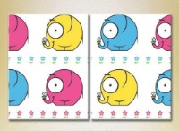 Картина ArtPoster Elephants and flowers 02 (2225853)