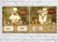 Картина ArtPoster Empire State Building witty chef kitchen (2602668)