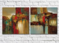 Pictură ArtPoster Flowing modern abstract 70x35 (3417504_02)