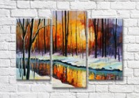 Pictură Magic Color Bridge Evening Lighting (35110167)