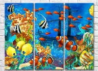 Pictură Magic Color Colorful fish and a ship at the bottom (3469184)