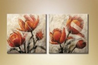 Картина Magic Color Diptych Red tulips (2619644)