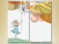 Картина ArtPoster Girl with balloons (2225767)