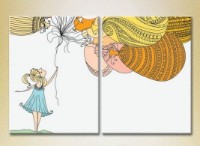 Картина ArtPoster Girl with balloons 01 (2225771)