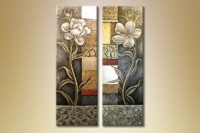 Картина Magic Color Diptych White peonies (2619652)