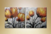 Картина Magic Color Diptych Yellow flowers (2619648)