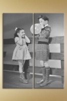 Картина Magic Color Diptych, Children and a ball (1523132)