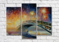 Pictură Magic Color Evening view of the house from the autumn park (35110168)