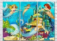 Pictură Magic Color Four mermaids and a castle on the seabed (3469200)