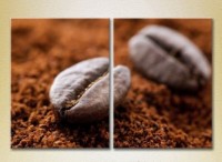 Pictură ArtPoster Ground coffee and beans 01 (2602719)