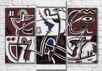 Картина Magic Color Geometric Abstract Faces (3499115)