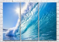 Pictură Magic Color High Blue Sea Wave (3469125)