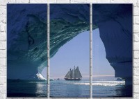 Pictură Magic Color Ice arch sailboat (3469191)