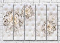 Картина Magic Color Jewelry with pearls and rhinestones on the background of the upholstery (3551877)