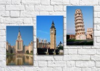 Картина Magic Color Moscow, London, Pisa (500025)