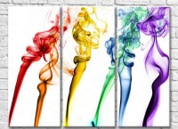 Картина Magic Color Multicolored smoke on a White background (3499095)