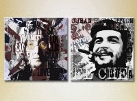 Pictură ArtPoster John Lennon and Che Guevara stylized portraits (3460055)