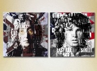 Картина ArtPoster John Lennon and Jim Morrison stylized portraits (3460038)