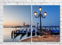 Картина ArtPoster Lantern on the banks of evening Venice (3453813)