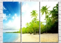 Pictură Magic Color Palm Beach & Sea (3469182)