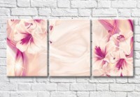 Картина Magic Color Pink lilies on a powdery background (3565237)