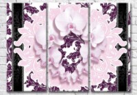Картина Magic Color Pink Orchid Flower Wreath (3565125)