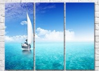 Pictură Magic Color Sailboat on the high seas (3469174)