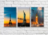 Картина Magic Color Statue of Liberty between the towers (500009)