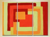 Картина Magic Color Triptych Abstract bright squares (2229533)