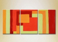 Картина Magic Color Triptych Abstract Bright squares (2229535)