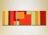 Картина Magic Color Triptych Abstract Bright squares (2229575)